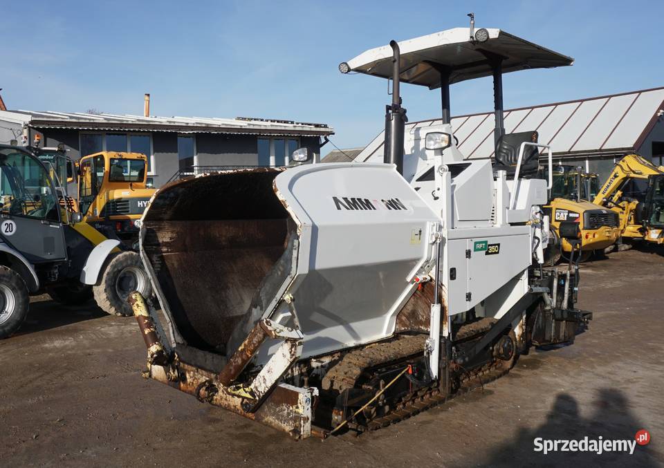 Rozściełacz do asfaltu Ammann ATF 350 E 2014 Jeziorko sprzedam