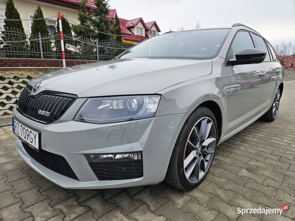 Skoda Octavia RS 2015 20 TSI 220 pełna historia aluminiowe felgi Rzeszów