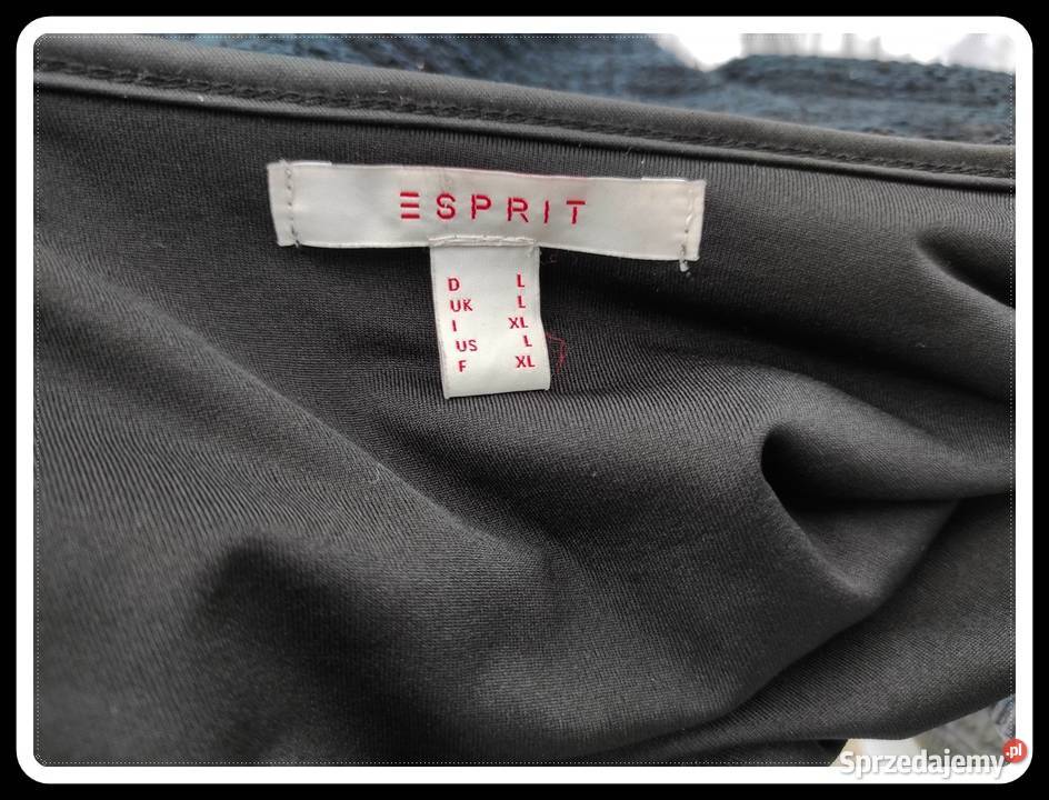 kardigan narzutka żakiet 40 L Esprit czarny Płock