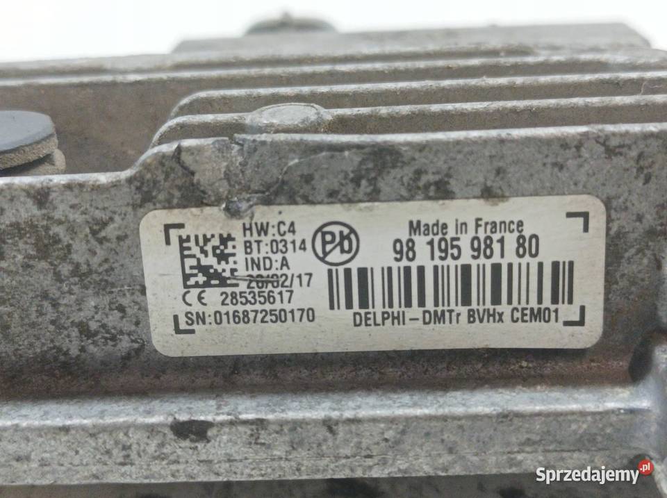 MODUŁ START STOP 9819598180 Peugeot 308 II 2014
