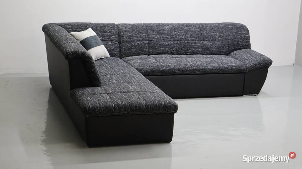 TPD Narożnik z funkcją spania czarny kolor Poznań