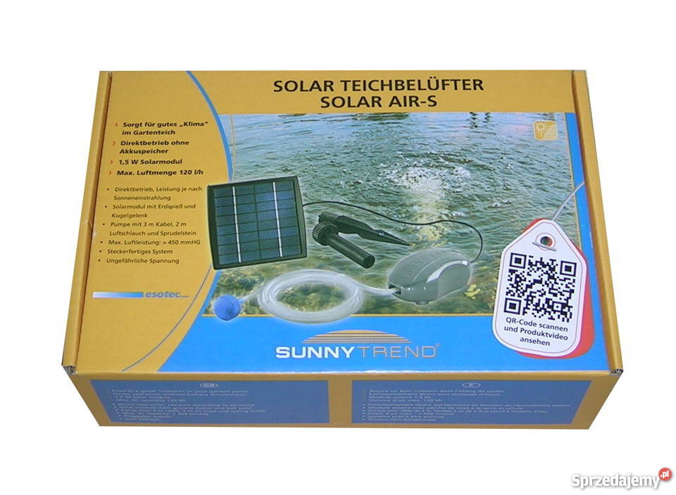 napowietrzacz solarny Dom i Ogród mazowieckie sprzedam
