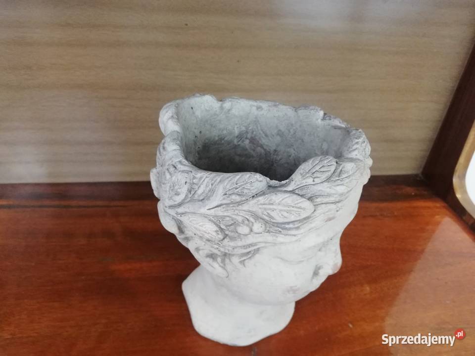 Piękna stylowa donica osłona na donicę Vintage łódzkie