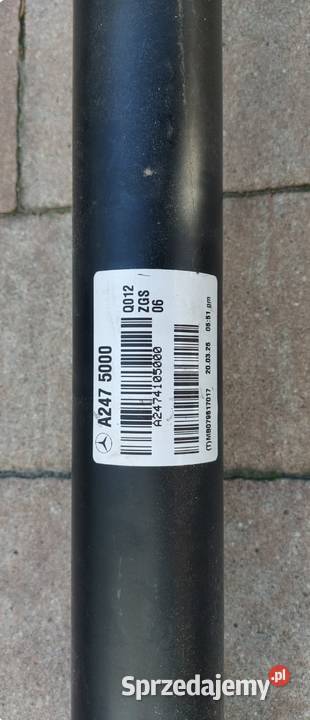 Wal napędowy mercedes a35 a35 A2475000 q012 zgs Rzeszów sprzedam