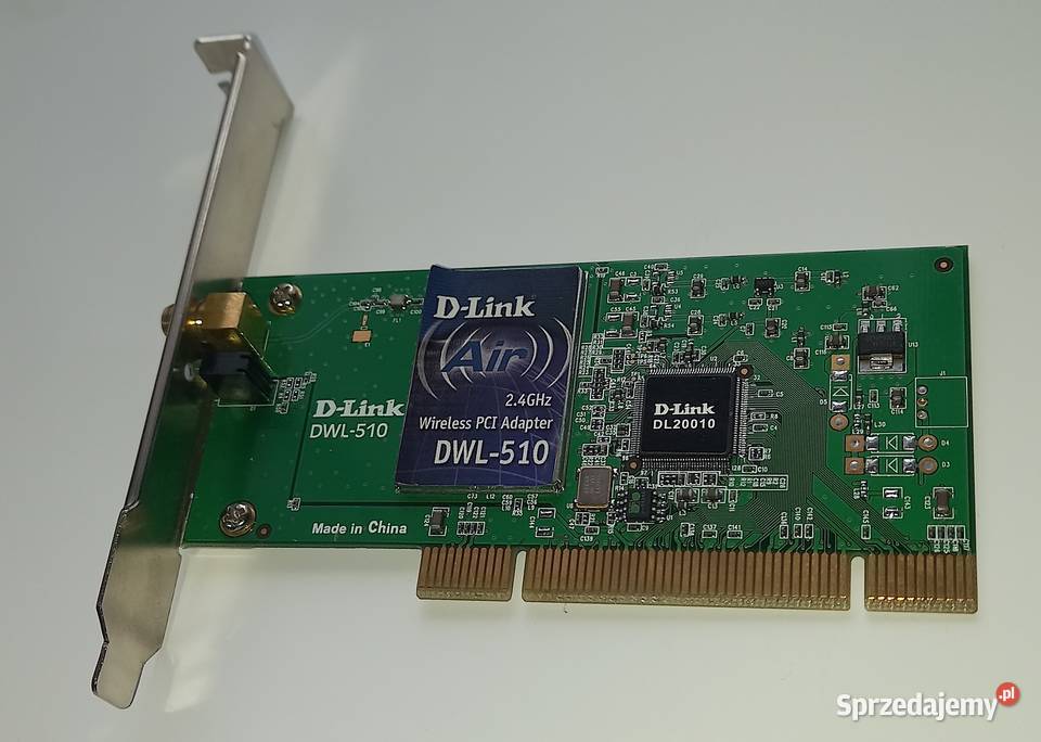 Karta sieciowa radiowa wifi DLink DWL510 24 GHz Brzesko