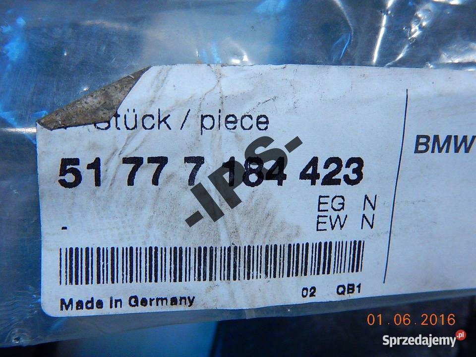 WKLAD PROGU LEWEGO BMW X6 E71 NOWY ORYGINAL ASO osobowe