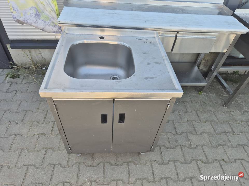 Zlew Gastronomiczny 1 Komorowy Z Drzwiami 706085 Gastronomia Ostrów Wielkopolski sprzedam