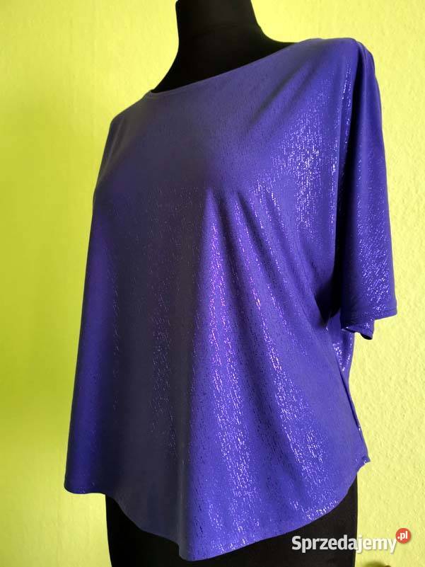 Bluzka lila rękaw kimono 46 3xl biust 120