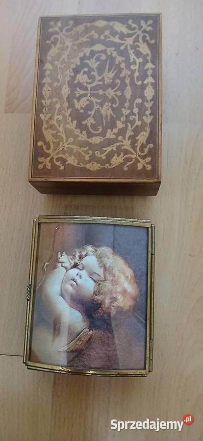 Stara szkatułka z pozytywka Szwajcaria Anglia małopolskie Kraków