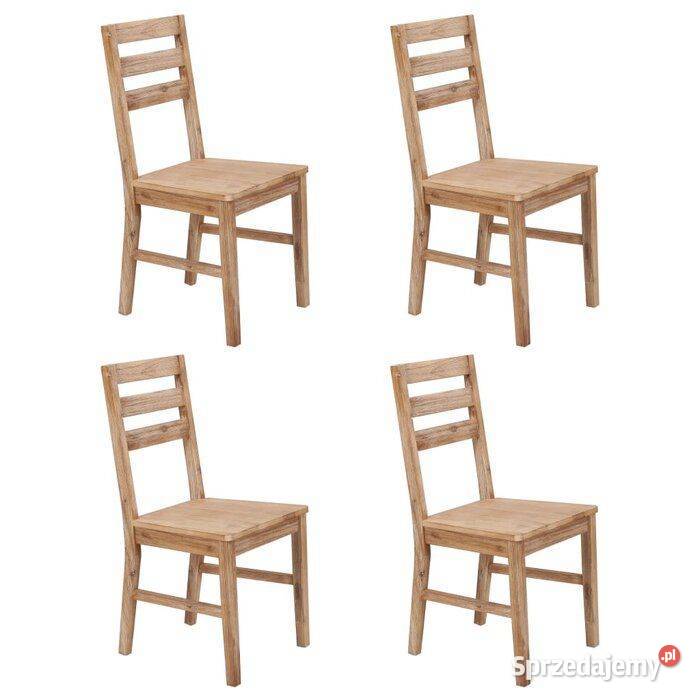 Zestaw do jadalni Carli z 4 krzesłami lite Zamość