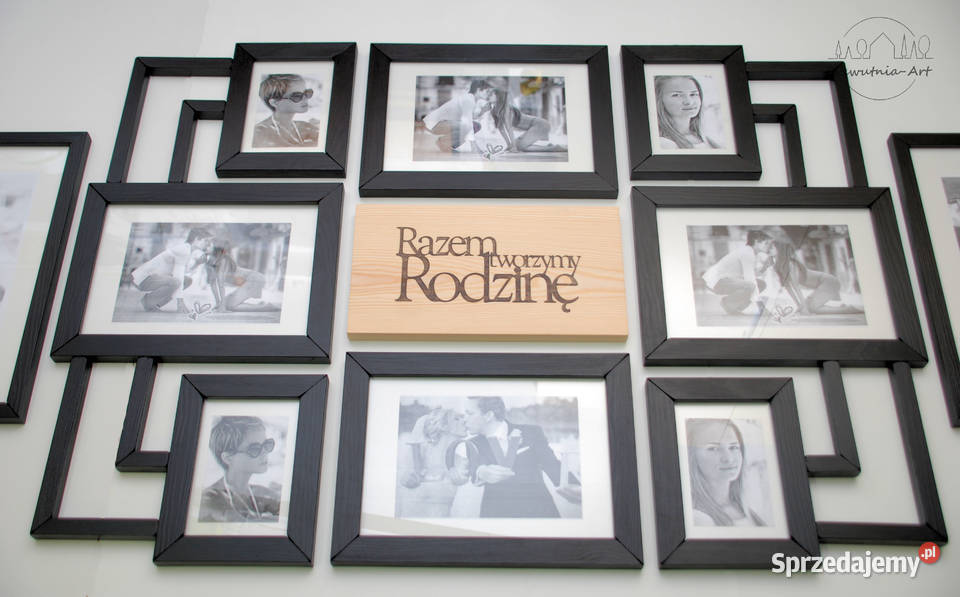 Galeria Multirama z drewna Ramka na zdjęcia