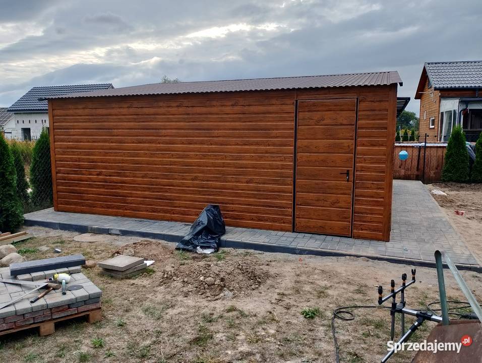 Drewnopodobny Blaszak Blaszany Garaż  Garaże Sprzedaż kujawsko-pomorskie Brodnica