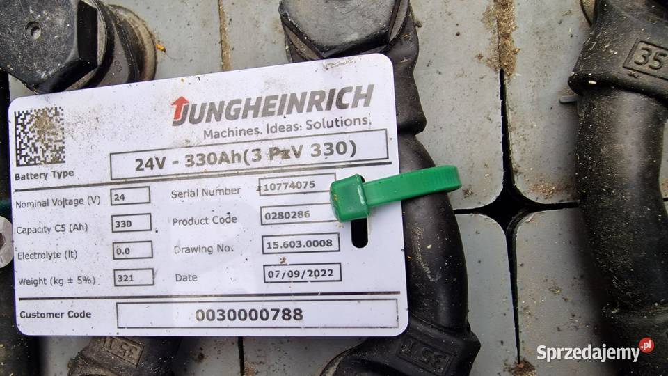 Elektryczny wózek Jungheinrich EJC 220 48m łódzkie Wieluń