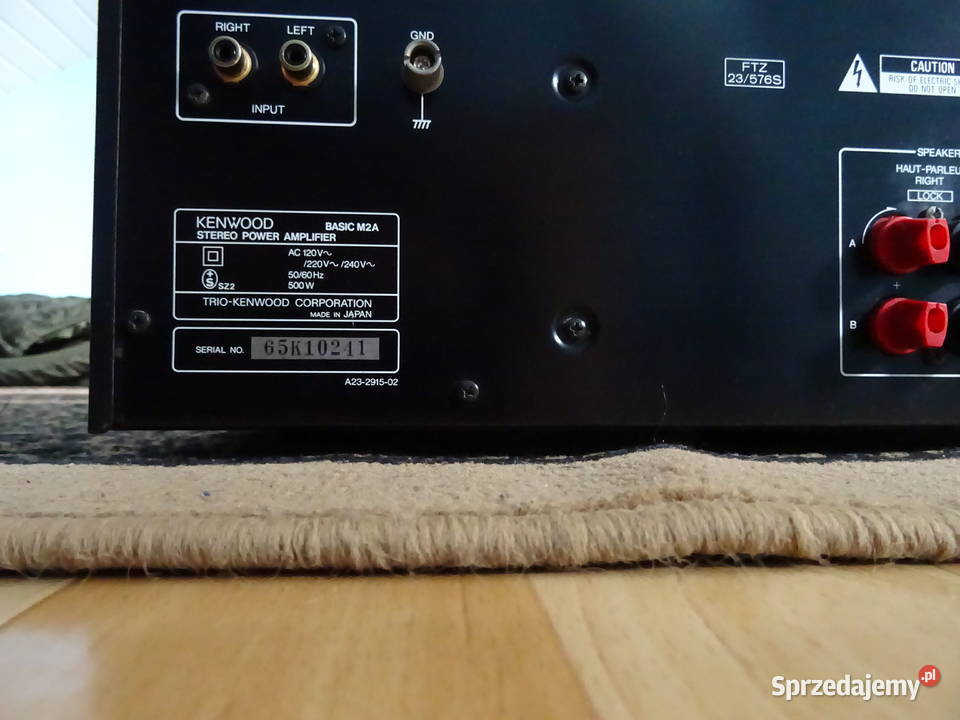 KENWOOD BASIC M2 STEREO AMPLIFIER końcówka mocy mazowieckie