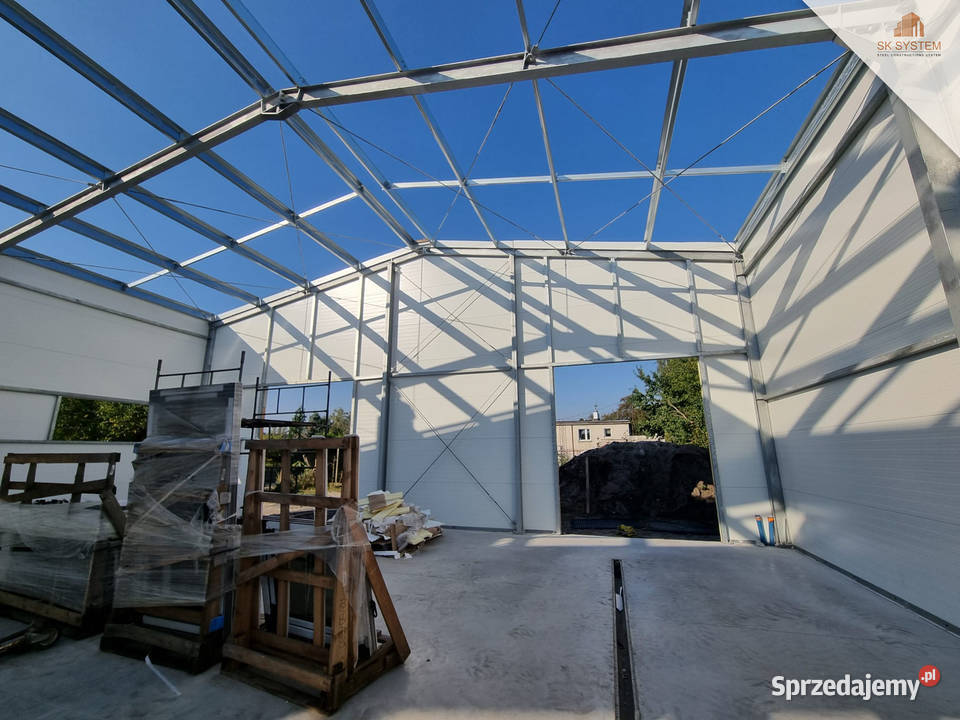 Hala 300 m2 stalowa magazyn warsztat płyta Bydgoszcz