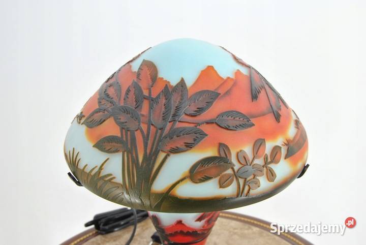 Lampa Stołowa Gabinetowa Biurowa Szkło Emile małopolskie Kraków