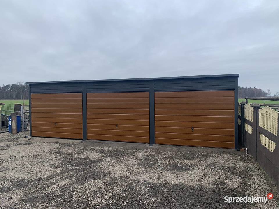 Garaże blaszane 9x5 w kolorze i drewnopodobne kujawsko-pomorskie