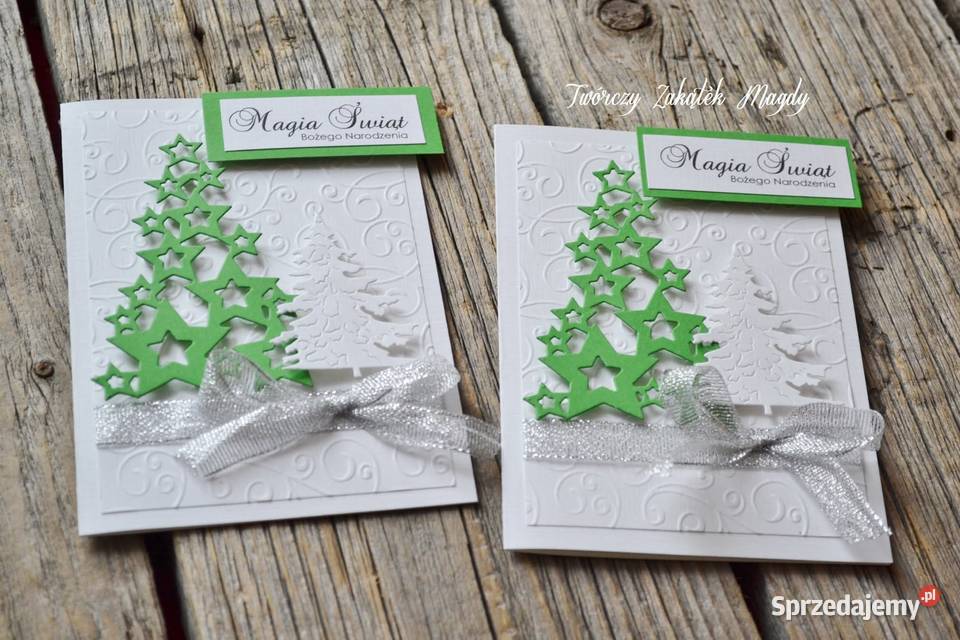 Kartka świąteczna na Boże Narodzenie ręcznie Słupsk