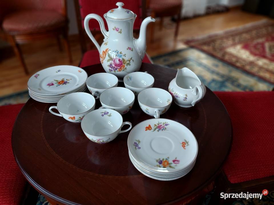 Rosenthal serwis do kawy herbaty 6 osób Porcelana i szkło Jelenia Góra