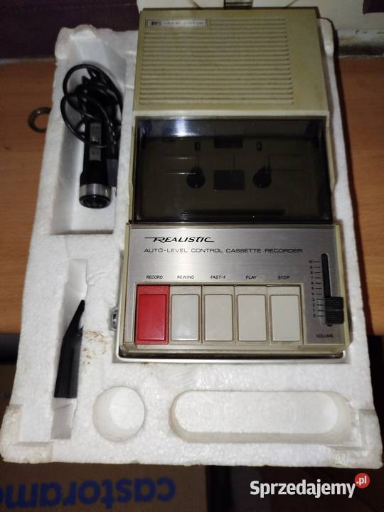 Zabytkowy radiomagnetofon filmy realistic model Łódź