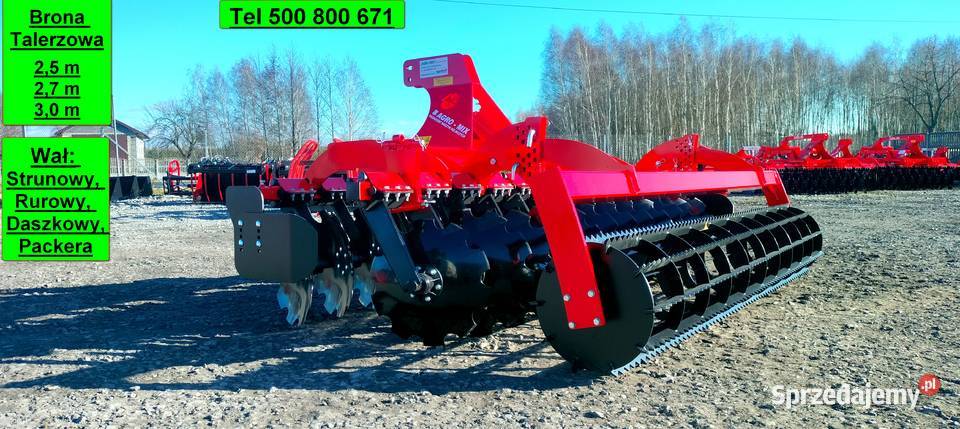 Brona Talerzowa Agregat 25m 27m 30m Gostyń