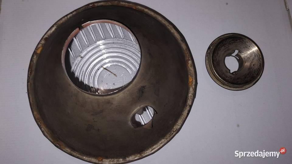 Przedwojenny odblask z ramką hellaNorisHasag i Lampy przednie