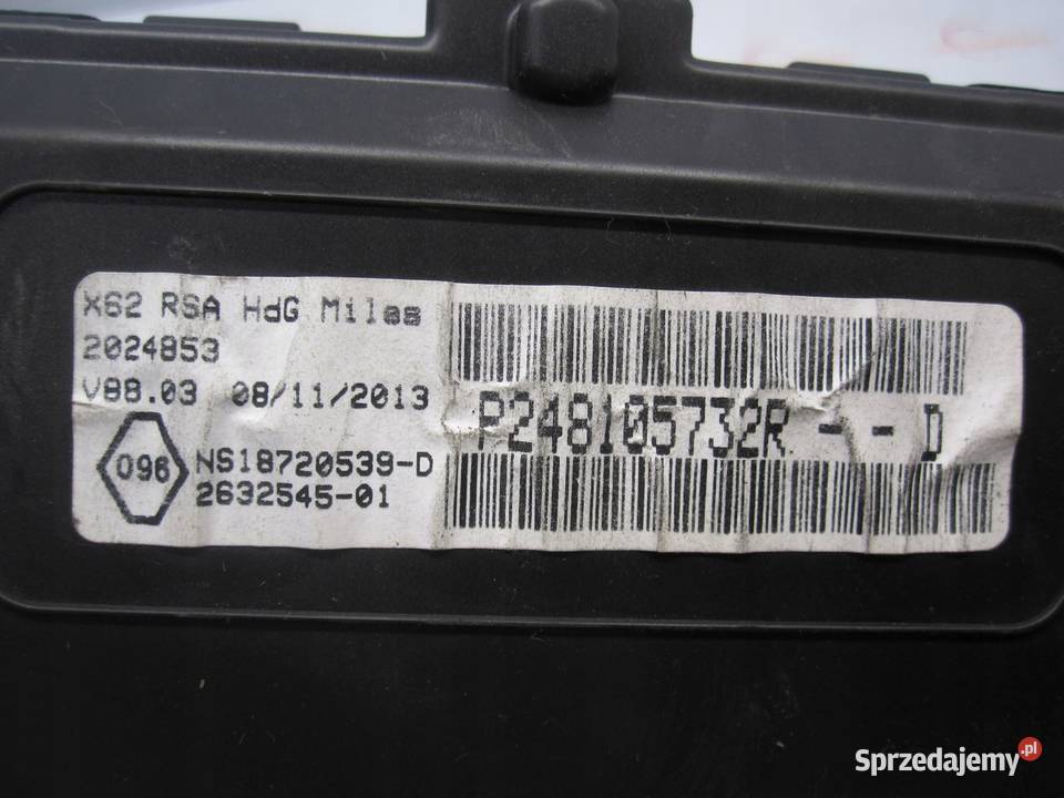 RENAULT MASTER III 14r licznik zegary 263254501 Kielce