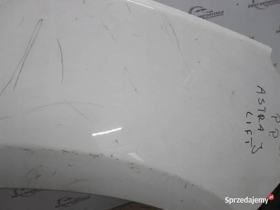 OPEL ASTRA J LIFT 14r błotnik prawy przód osobowe sprzedam