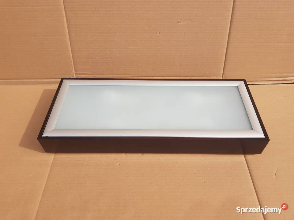 Lampa sufitowa plafon PROSTOKĄTNY wymienne