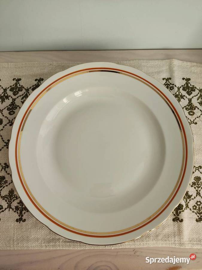 Talerz półmisek porcelanowy Ćmielów fi 33 Głuchołazy