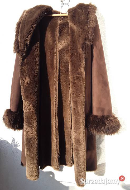 Kożuch z kołnierzem szalowym i kapturem rM mazowieckie Warszawa