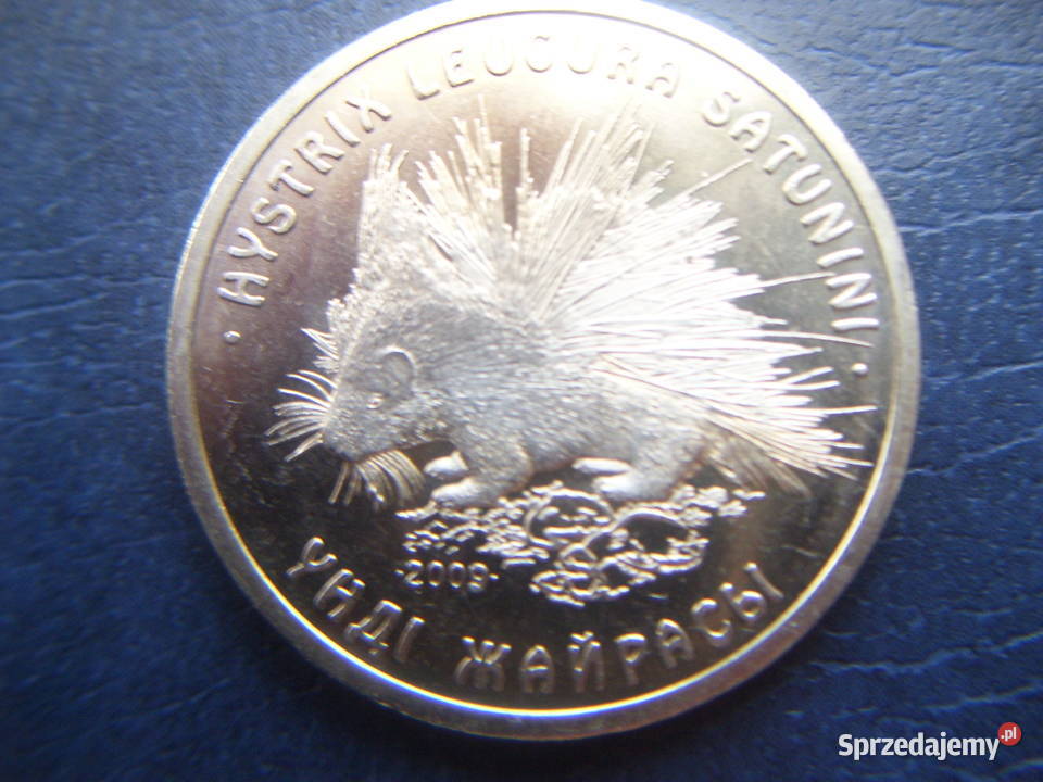 Stare monety 50 tenge 2009 Jeżozwierz Kazachstan Lesko