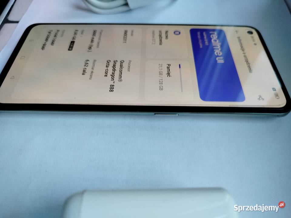 Realme GT 2 5G Biały Stan Pozostałe Łódź