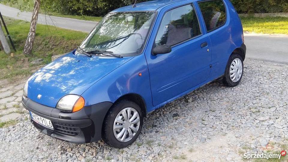 Fiat Seicento niebieski Krosno