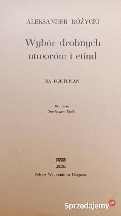 Wybór drobnych utworów i etiud na fortepian kujawsko-pomorskie Bogucin