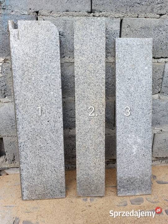 Parapety granitowe