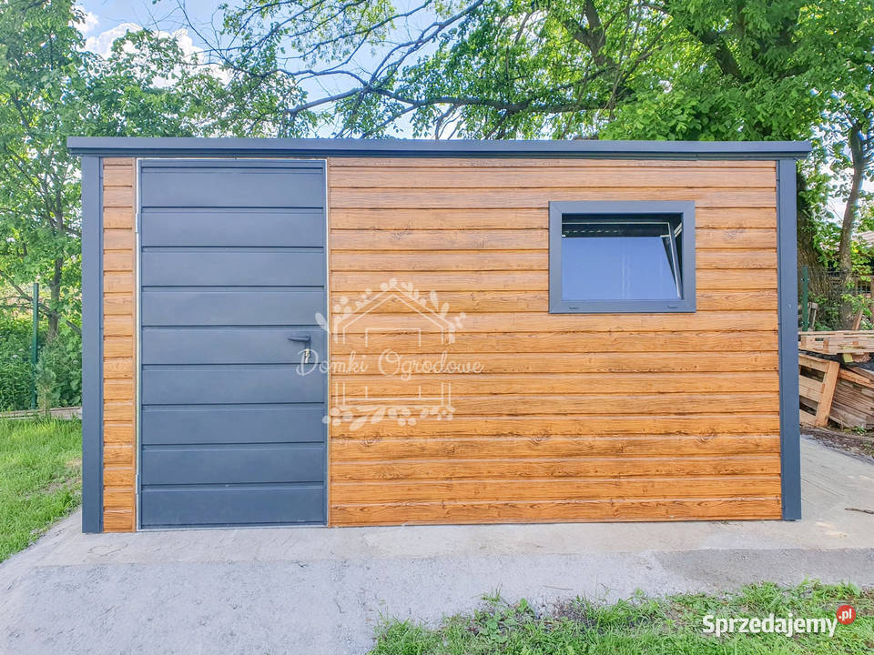 Schowek Domek Ogrodowy 4x3m Okno Drewnopodobny Włocławek