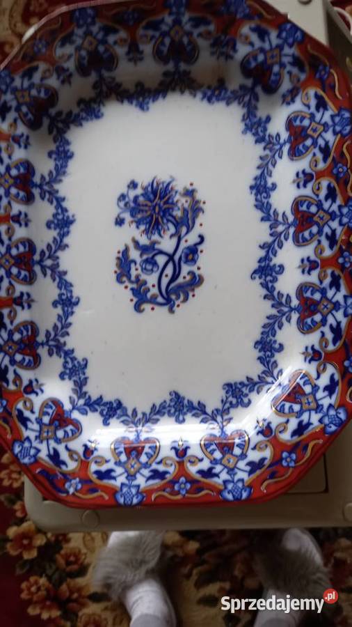 Kobalt złoto i brązduży polmisek mazowieckie Warszawa