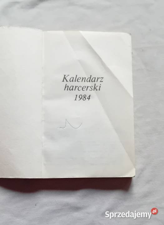 Kalendarz harcerski 1984 KAW 1983 r Koźminek
