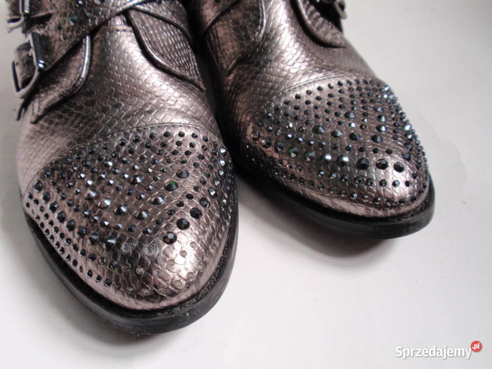 Botki damskie srebrne Star Collection EUR 40 świętokrzyskie Kielce