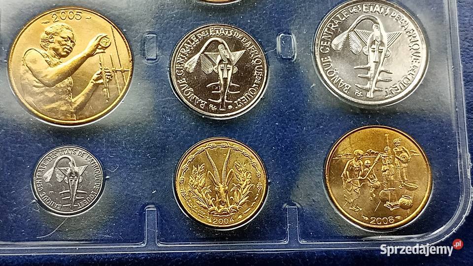 Stare monety 8 monet SET Afryka ZAchodnia stan Lesko