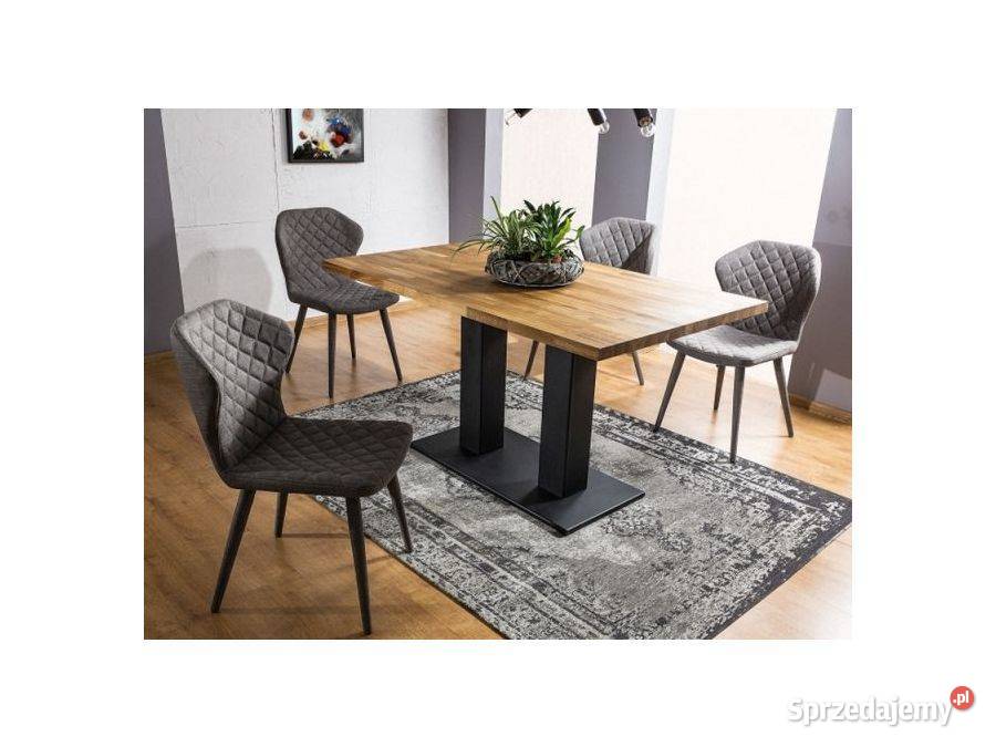 Stół Loftowy SAURON 4 krzesła LOGAN Tychy