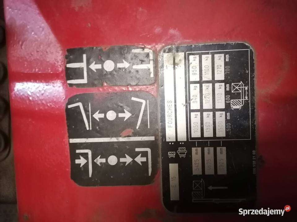 Wózek widłowy linde e15 maszt triplex Opole Lubelskie sprzedam