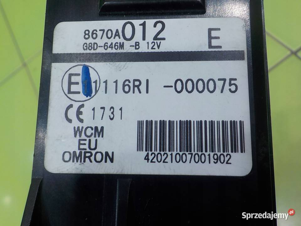 CITROEN CCROSSER 22 HDI 09r 5D stacyjka z Stacyjki i kluczyki mazowieckie Suków