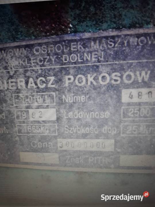 Przyczepa Samozrbierająca zbieracz pokosów T0101 Przyczepy rolnicze Włoszczowa sprzedam