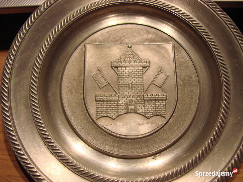cynowe talerzyki podkładki Pruszcz Gdański