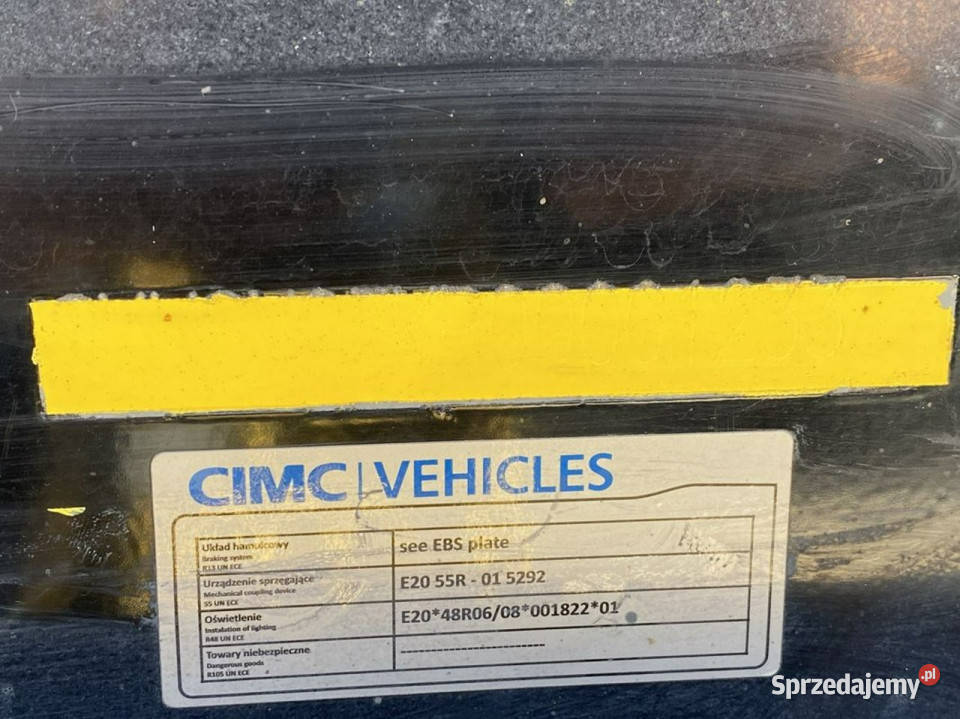 pod kontener CIMC sx03 pełny VAT