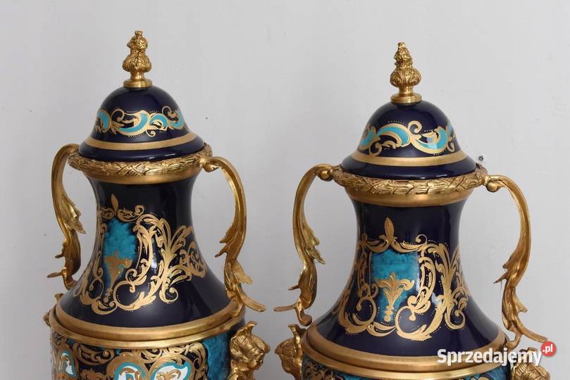 Francuski Zestaw Porcelanowy Wazy Amfora Amfory Kraków sprzedam