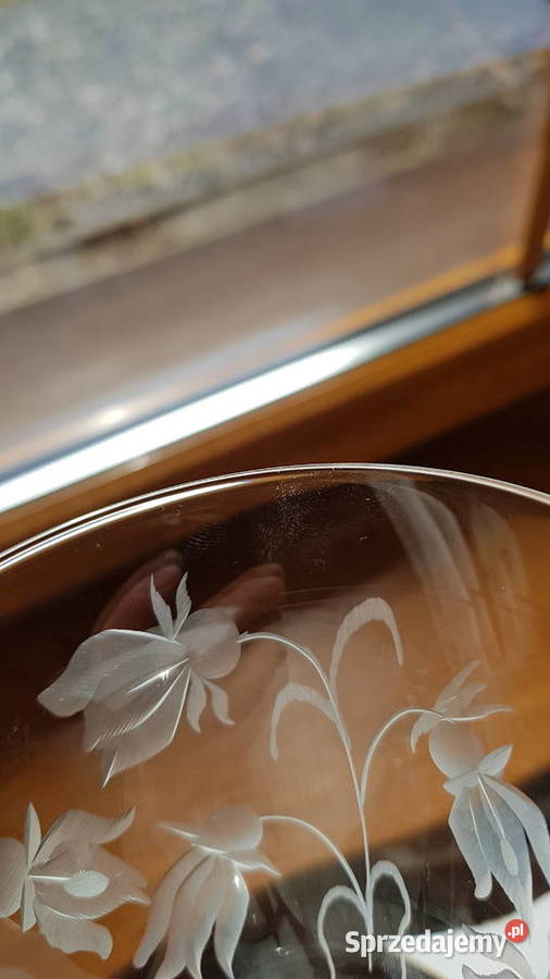 Szklane szlifowane kieliszki ok 200 ml Porcelana i szkło śląskie Dąbrowa Górnicza