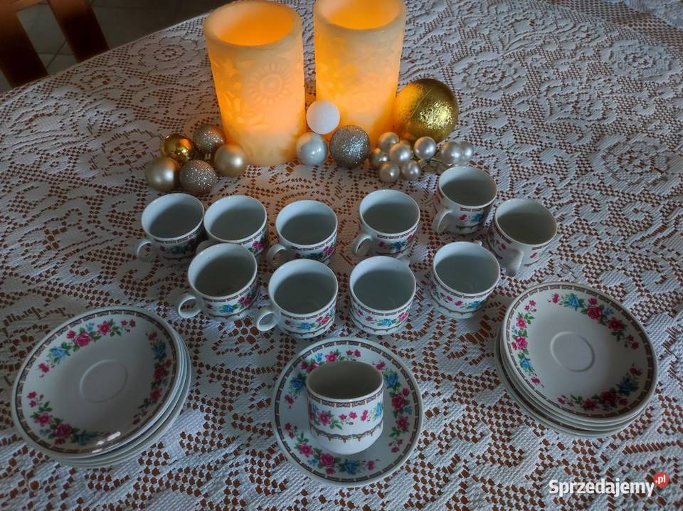 stara chińska porcelana mokka filiżanka talerzyk Kielce